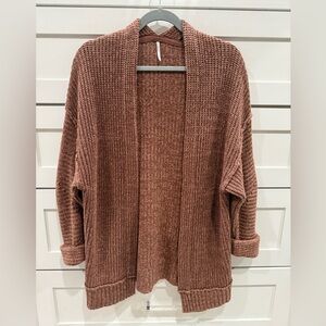 Free People oversized knit cardigan